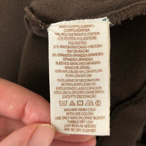 Rare Free People Sheath Dress with Sheer Sleeves - Picture 8 of 8